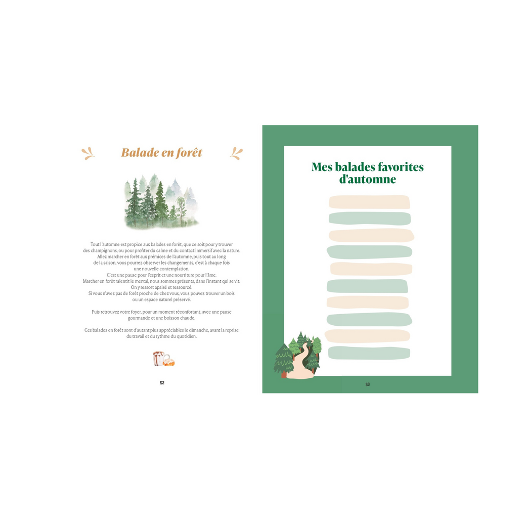 Livre Mon journal de l'automne