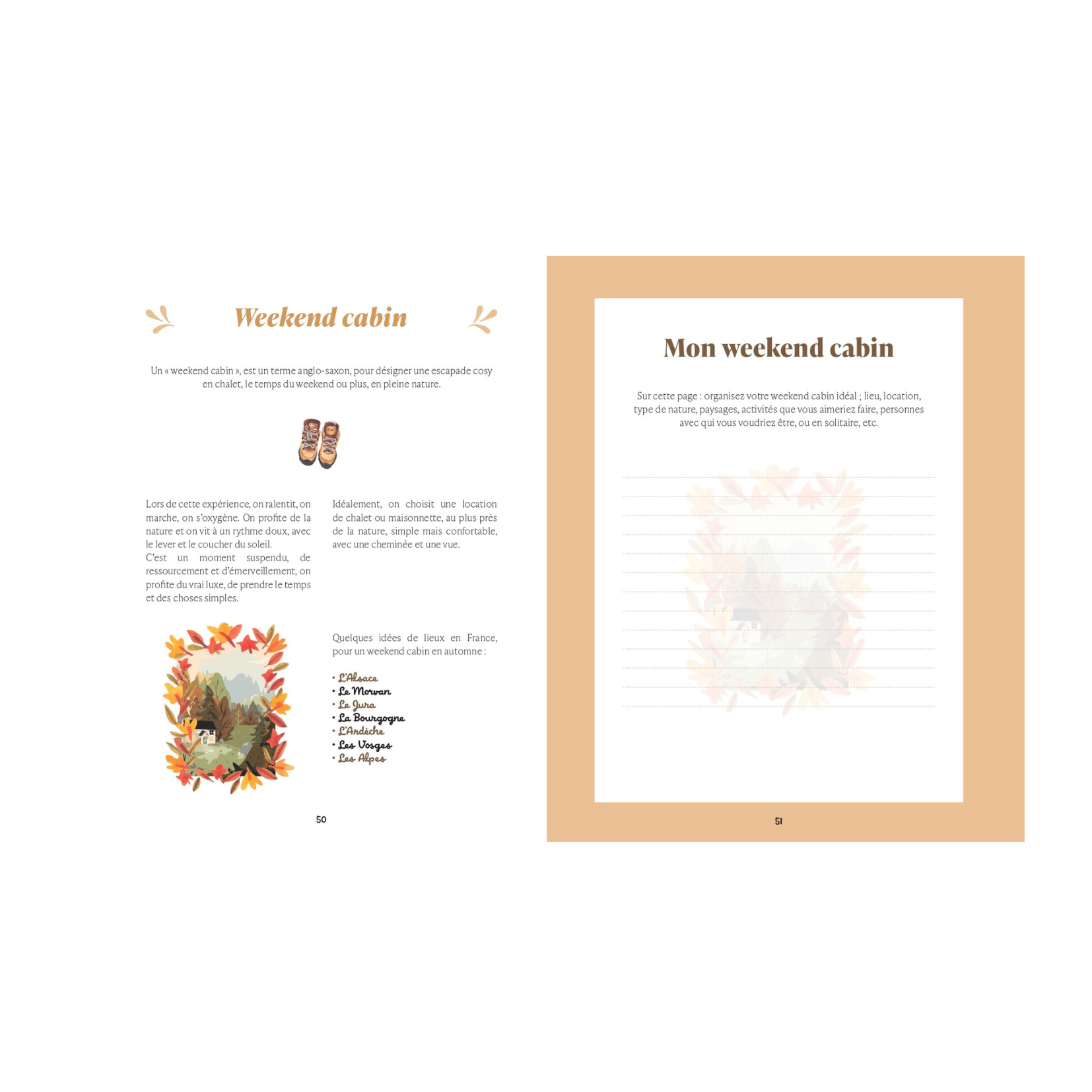 Livre Mon journal de l'automne